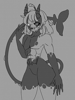 Dibujo raro que ise de mi oc sjsjhshs